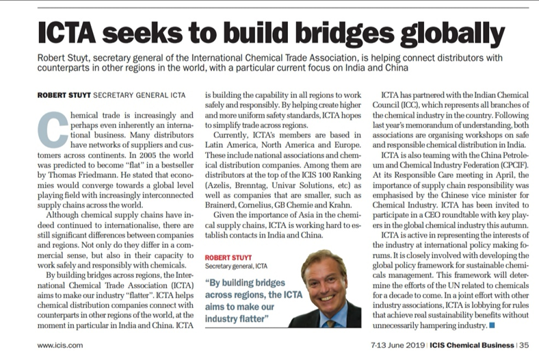 ICTA seeks to build bridges globally